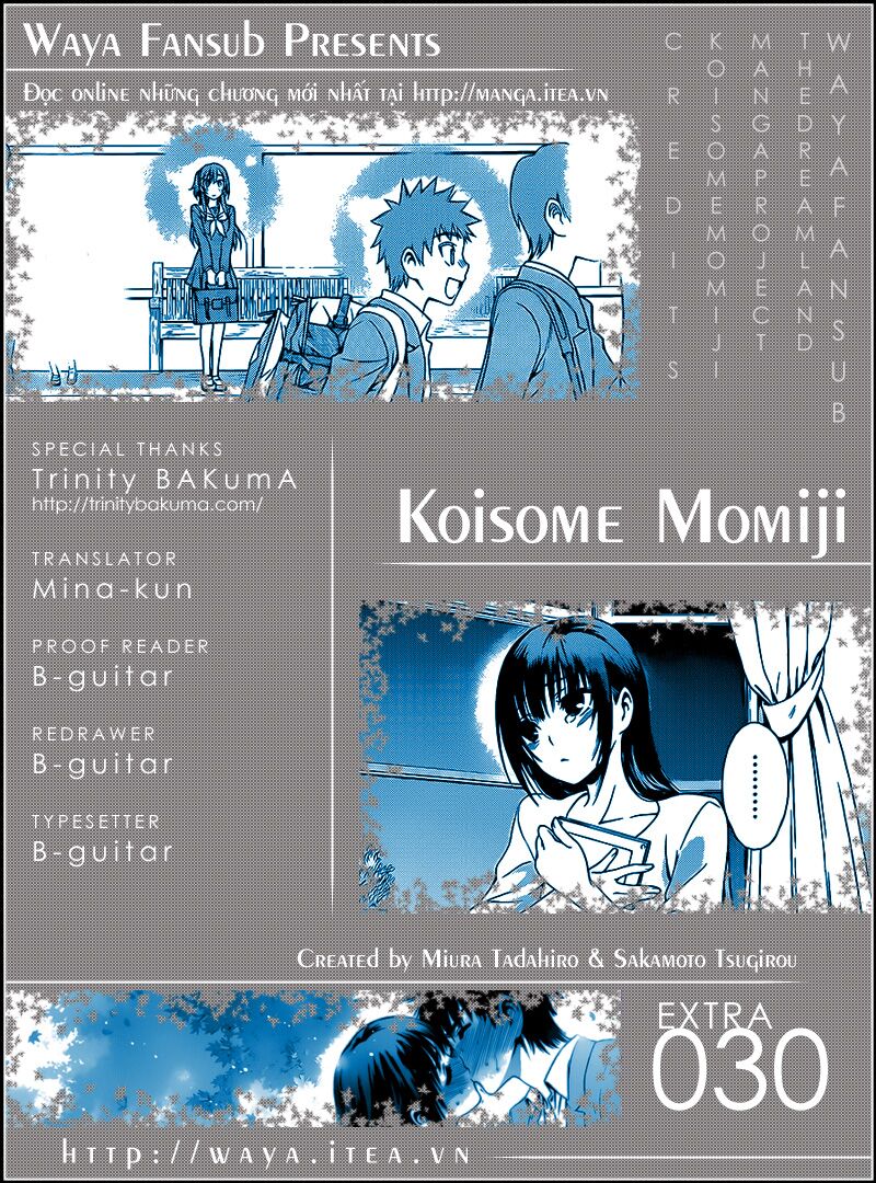 Koisome Momiji: Chapter 30: [EXTRA]