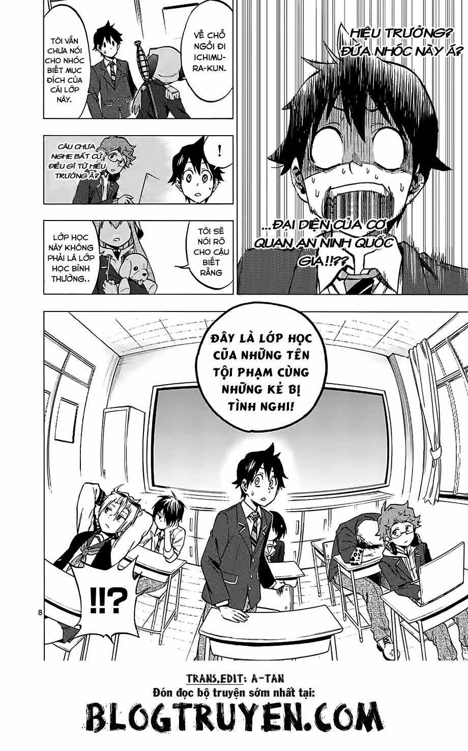 Criminale!: Chapter 3: Lớp học