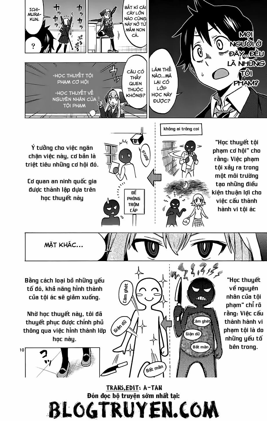 Criminale!: Chapter 3: Lớp học