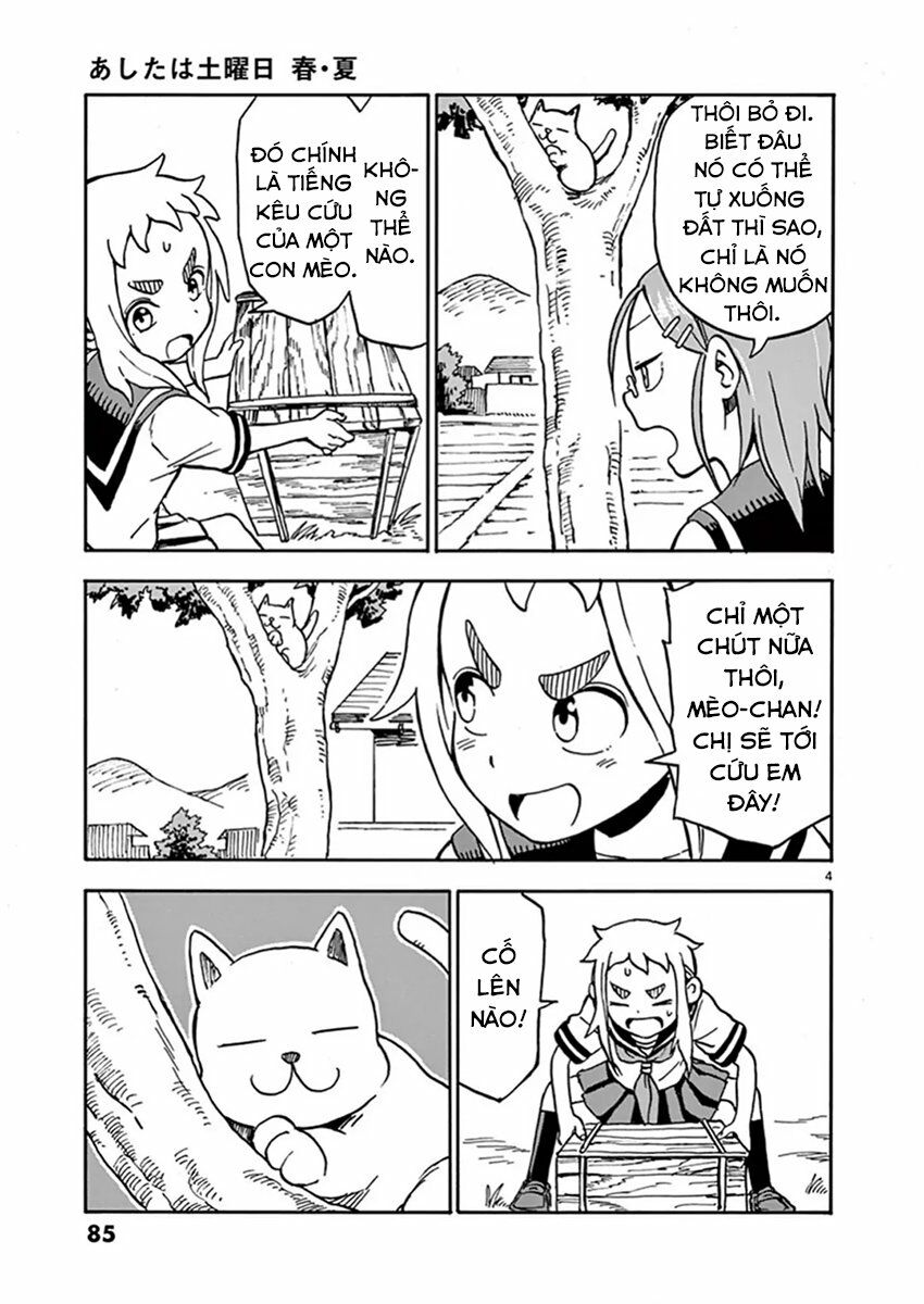 Ashita Wa Doyoubi: Chapter 14: Giải cứu mèo