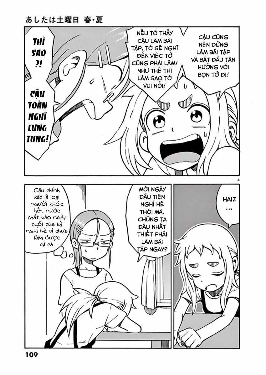 Ashita Wa Doyoubi: Chapter 18: Ngày đầu tiên của kỳ nghỉ hè