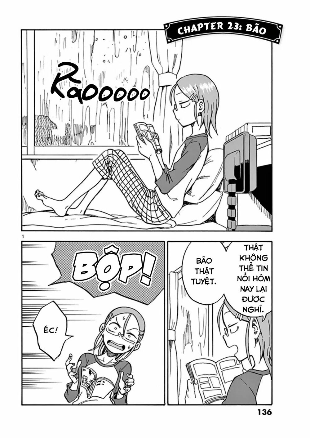 Ashita Wa Doyoubi: Chapter 23: Bão