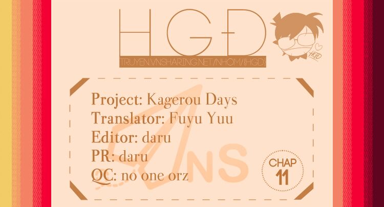Kagerou Deizu: Chapter 11: Yuukei Yesterday II