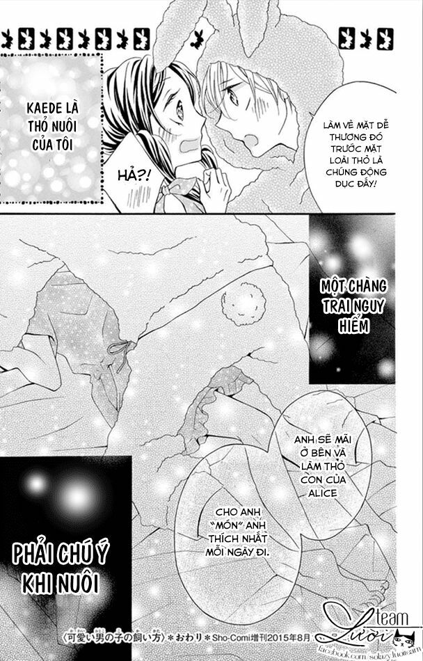 Cách nuôi dưỡng 1 chàng trai dễ thương: Chapter 1: One shot