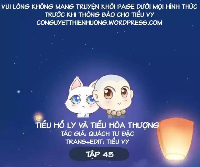 Tiểu Hồ Ly vs Tiểu Hóa Thượng: Chapter 43