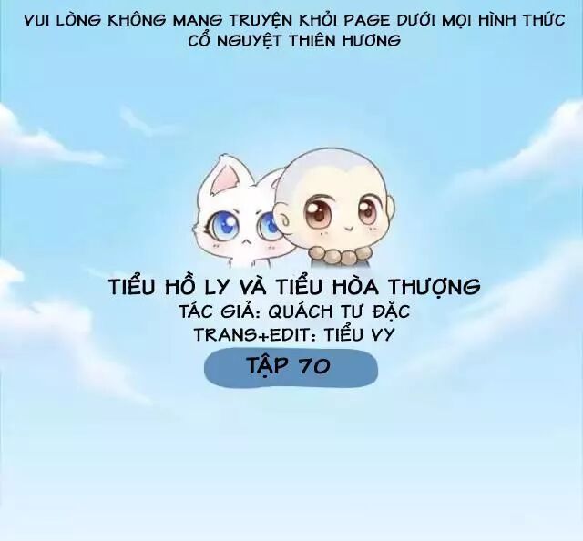 Tiểu Hồ Ly vs Tiểu Hóa Thượng: Chapter 70