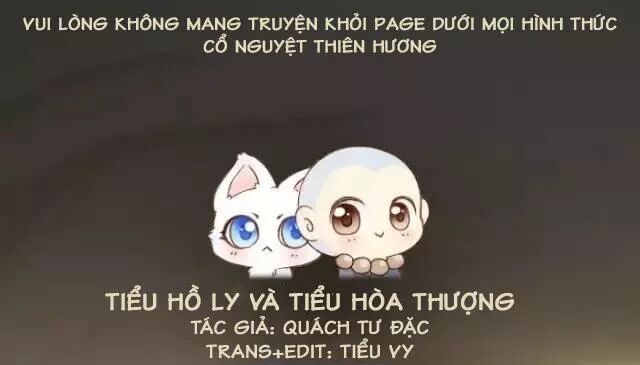 Tiểu Hồ Ly vs Tiểu Hóa Thượng: Chapter 72
