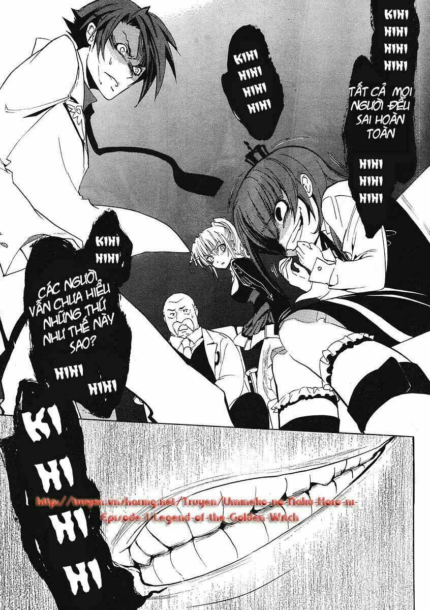 Umineko no Naku Koro ni Episode 1: Legend of the Golden Witch: Chapter 9