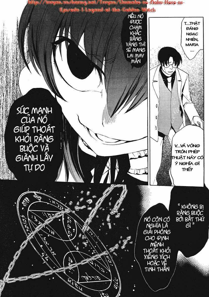 Umineko no Naku Koro ni Episode 1: Legend of the Golden Witch: Chapter 9