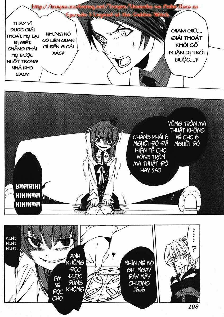 Umineko no Naku Koro ni Episode 1: Legend of the Golden Witch: Chapter 9