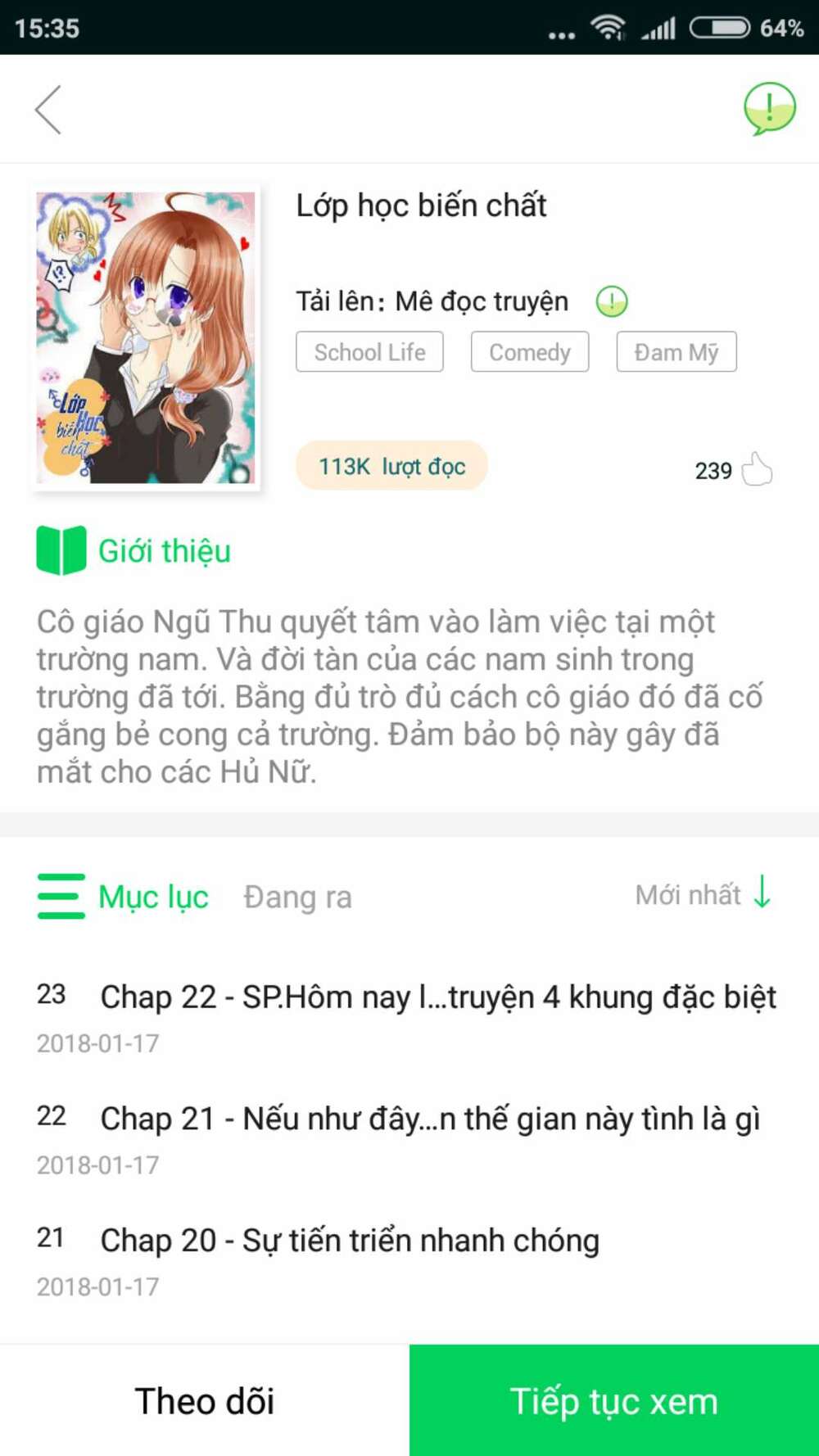 Lớp học biến chất: Chapter 11: Nguy hiểm bất ngờ