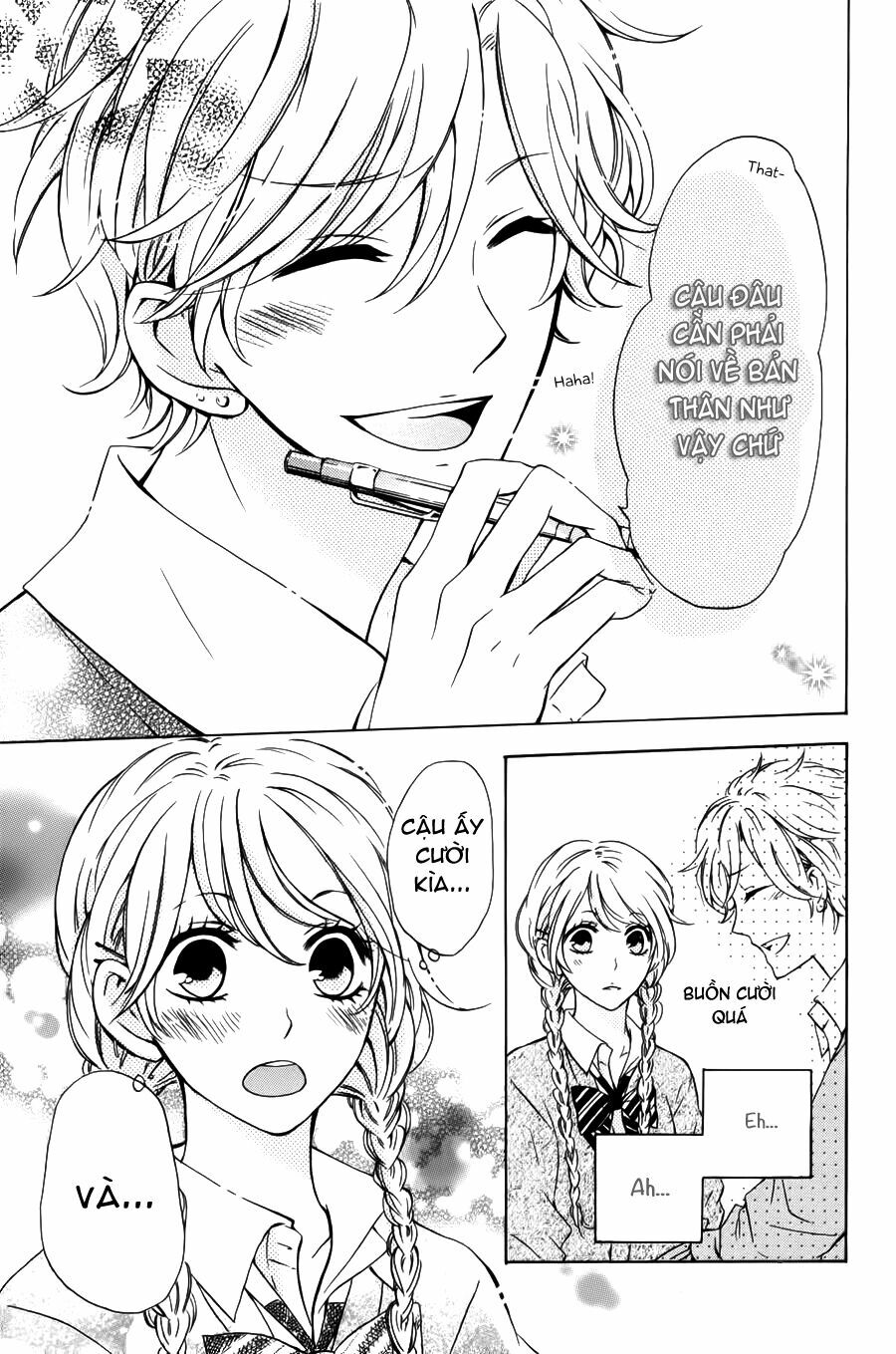 Kimi ni Happiness: Chapter 1: Ngồi kế cậu