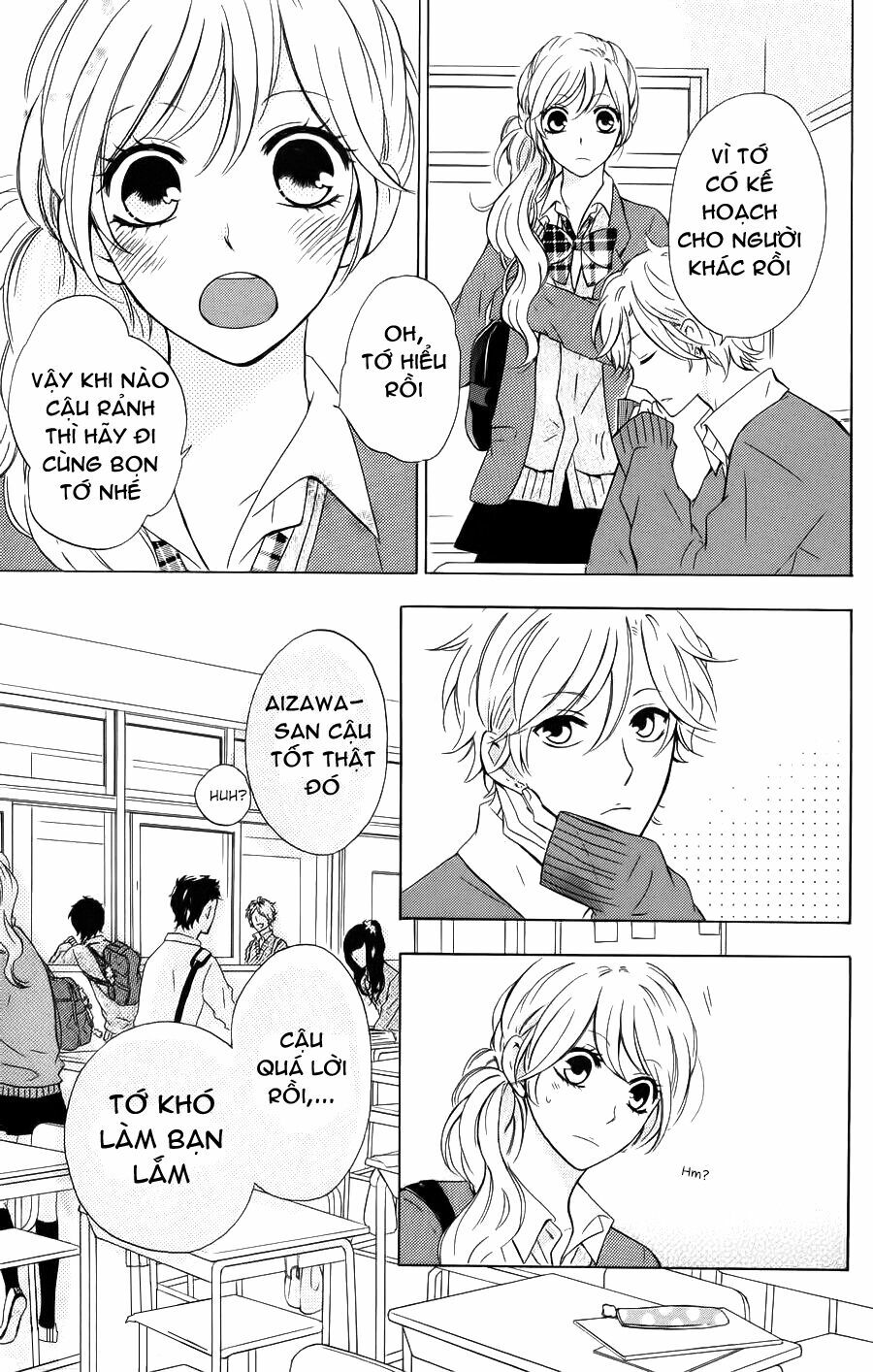 Kimi ni Happiness: Chapter 1: Ngồi kế cậu