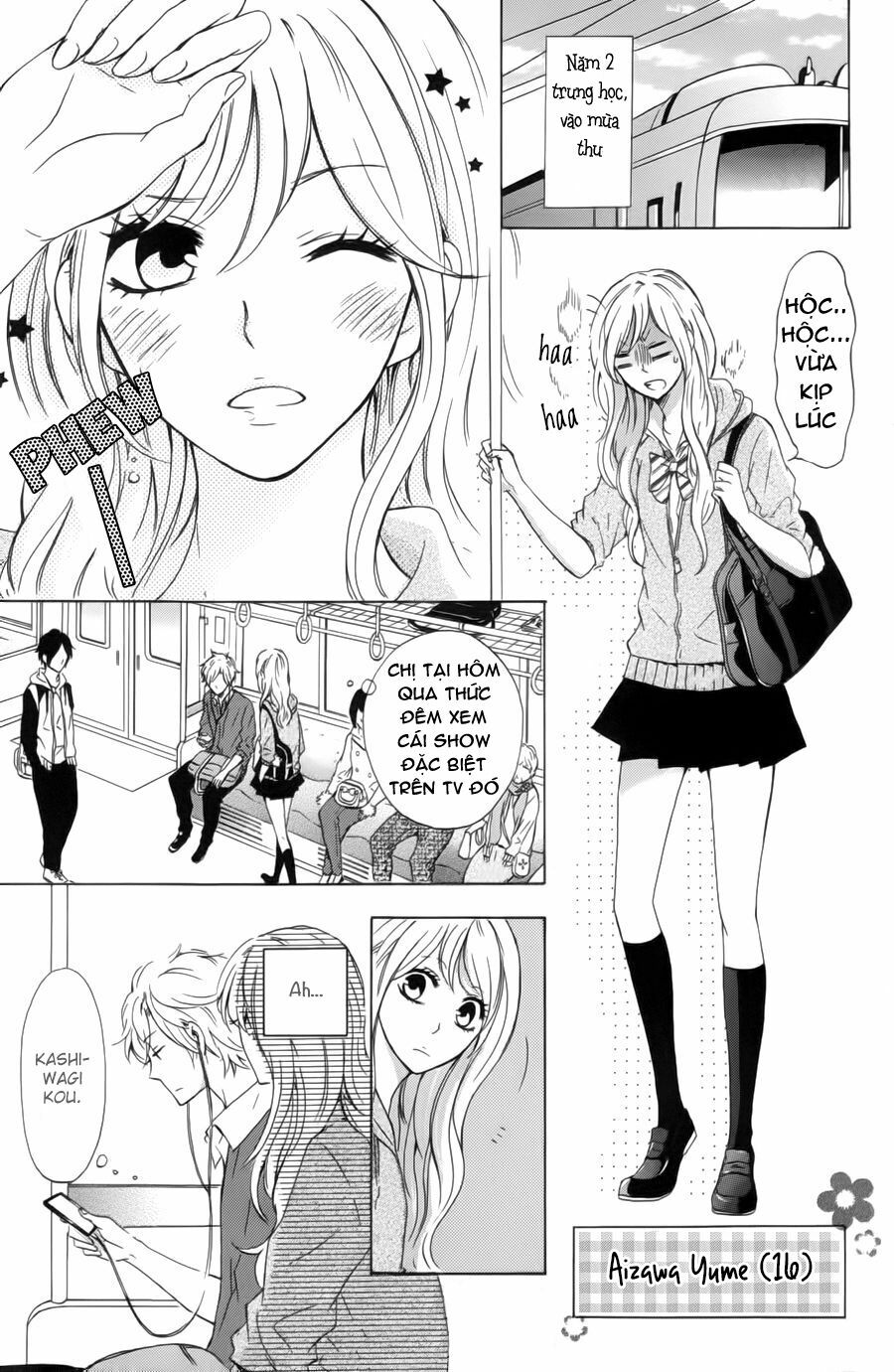 Kimi ni Happiness: Chapter 1: Ngồi kế cậu