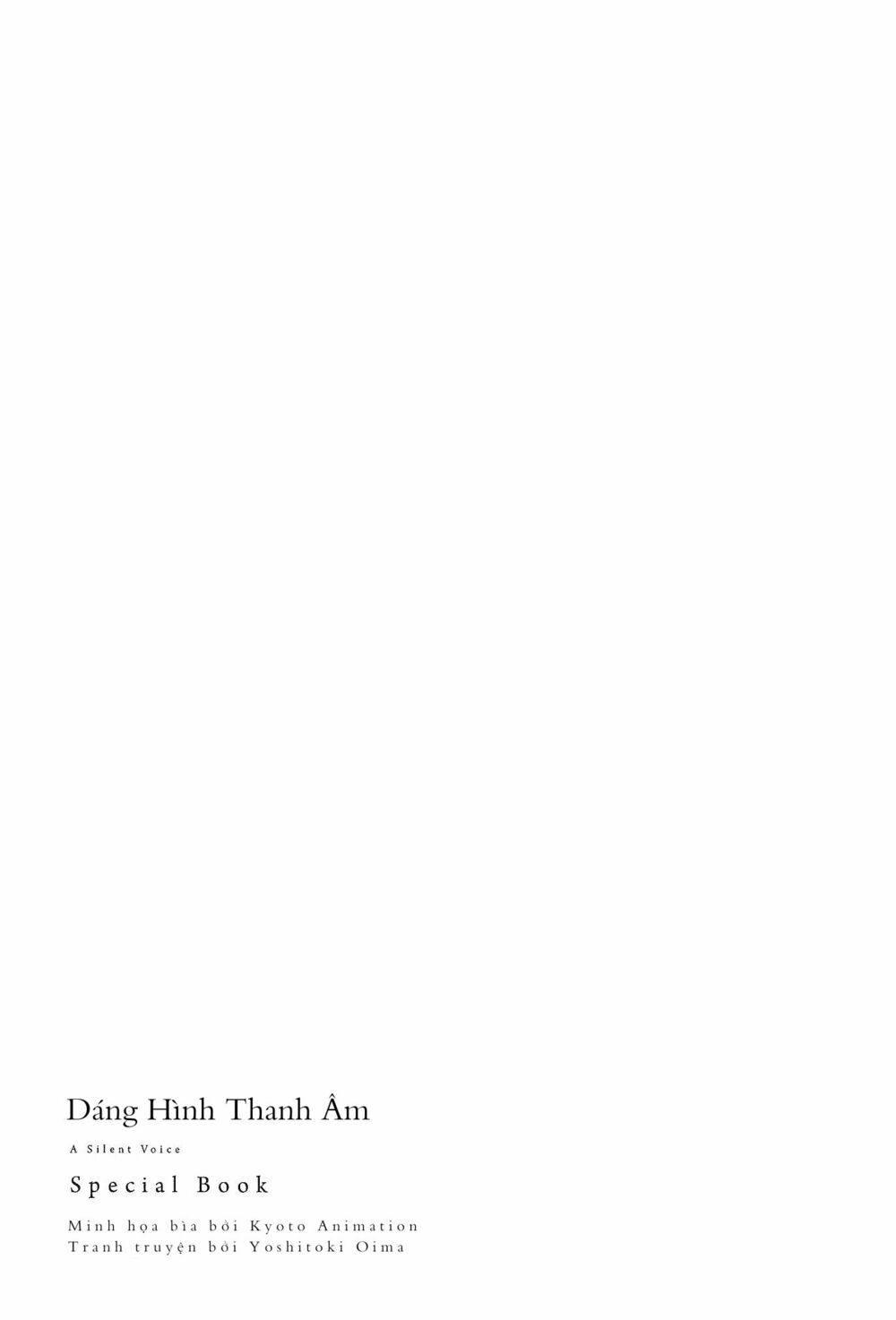 Koe no Katachi Special Book: Chapter 1