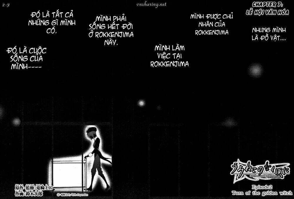 Umineko no Naku Koro ni Episode 2: Turn of the Golden Witch: Chapter 7