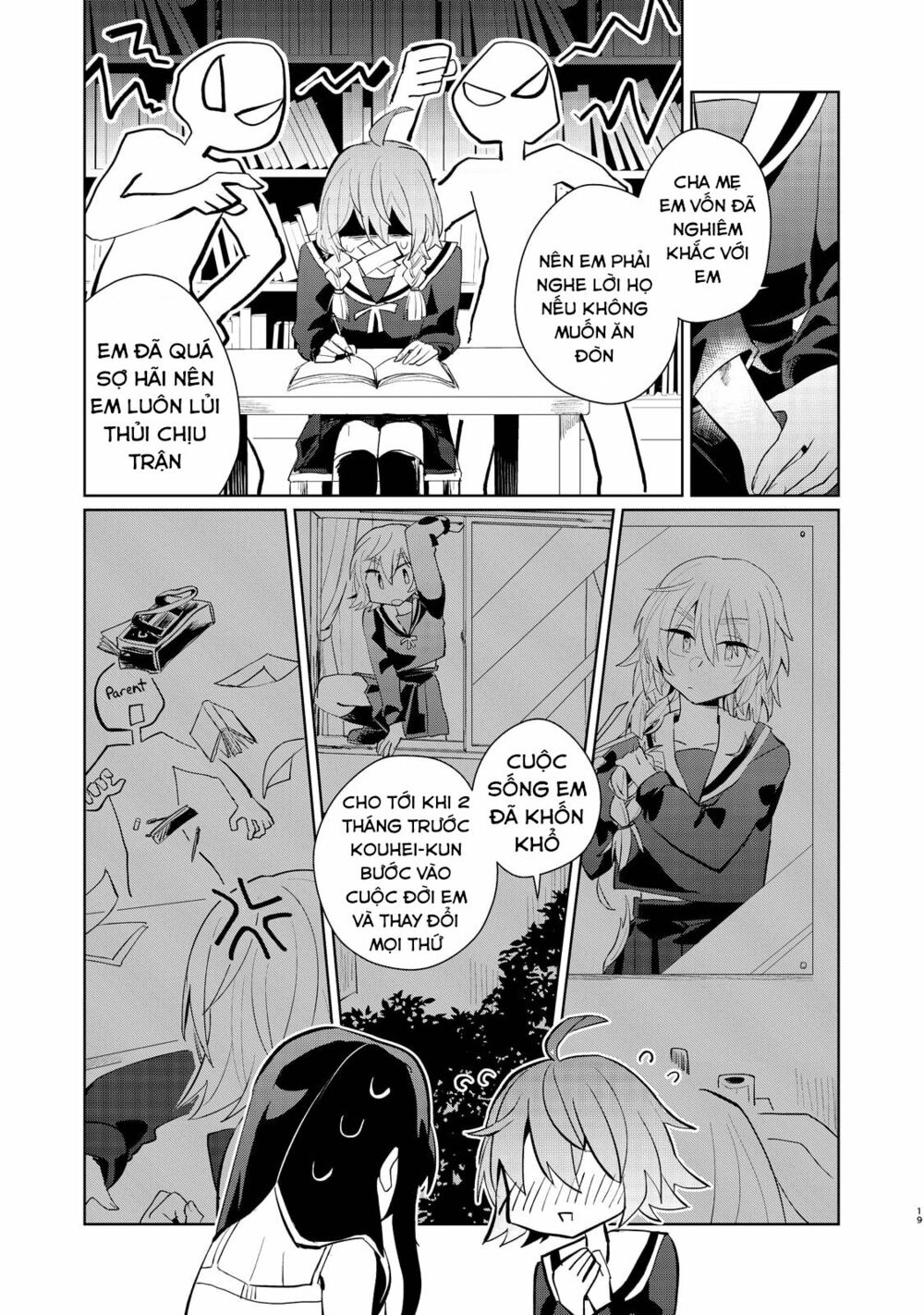 My Dead Boyfriend Came Back as a High School Girl: Chapter 1: One shot