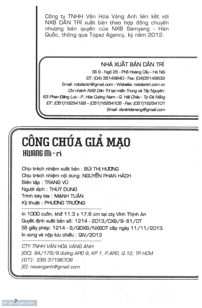 Công Chúa Giả Mạo: Chapter 9