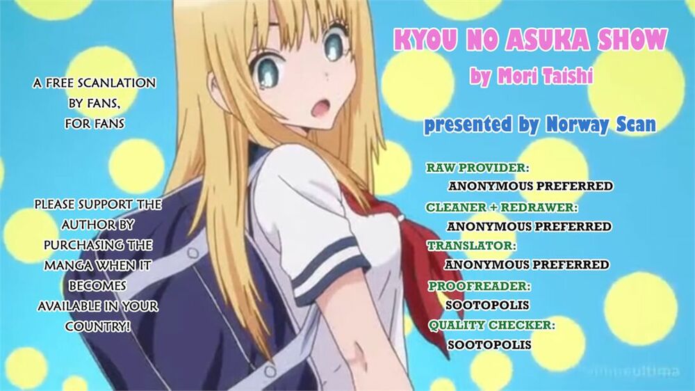 Kyou no Asuka Show: Chapter 15