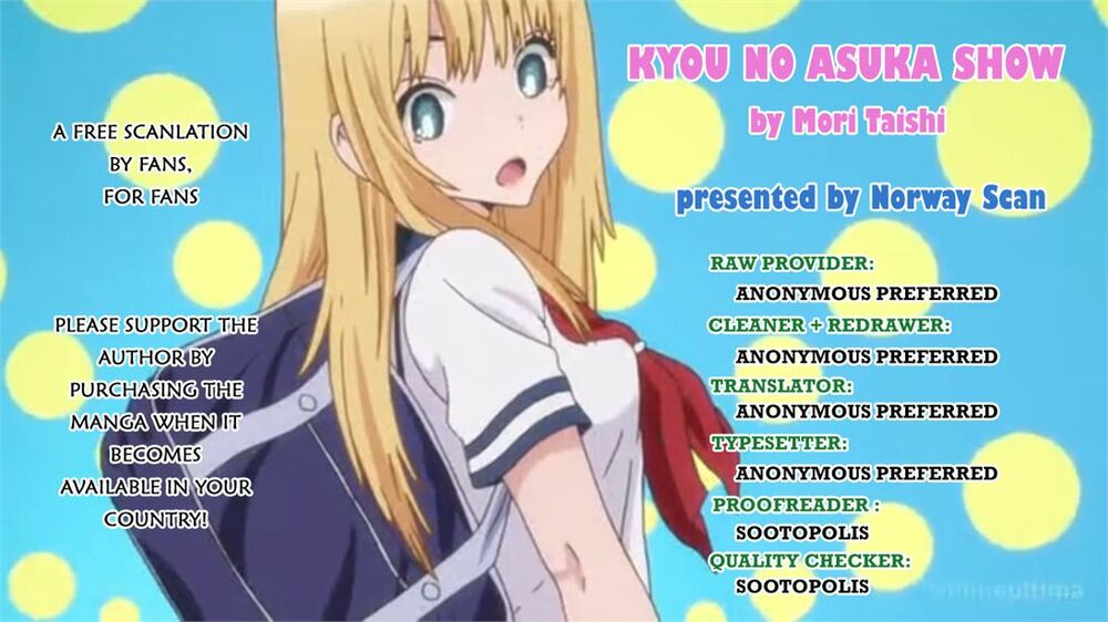 Kyou no Asuka Show: Chapter 17
