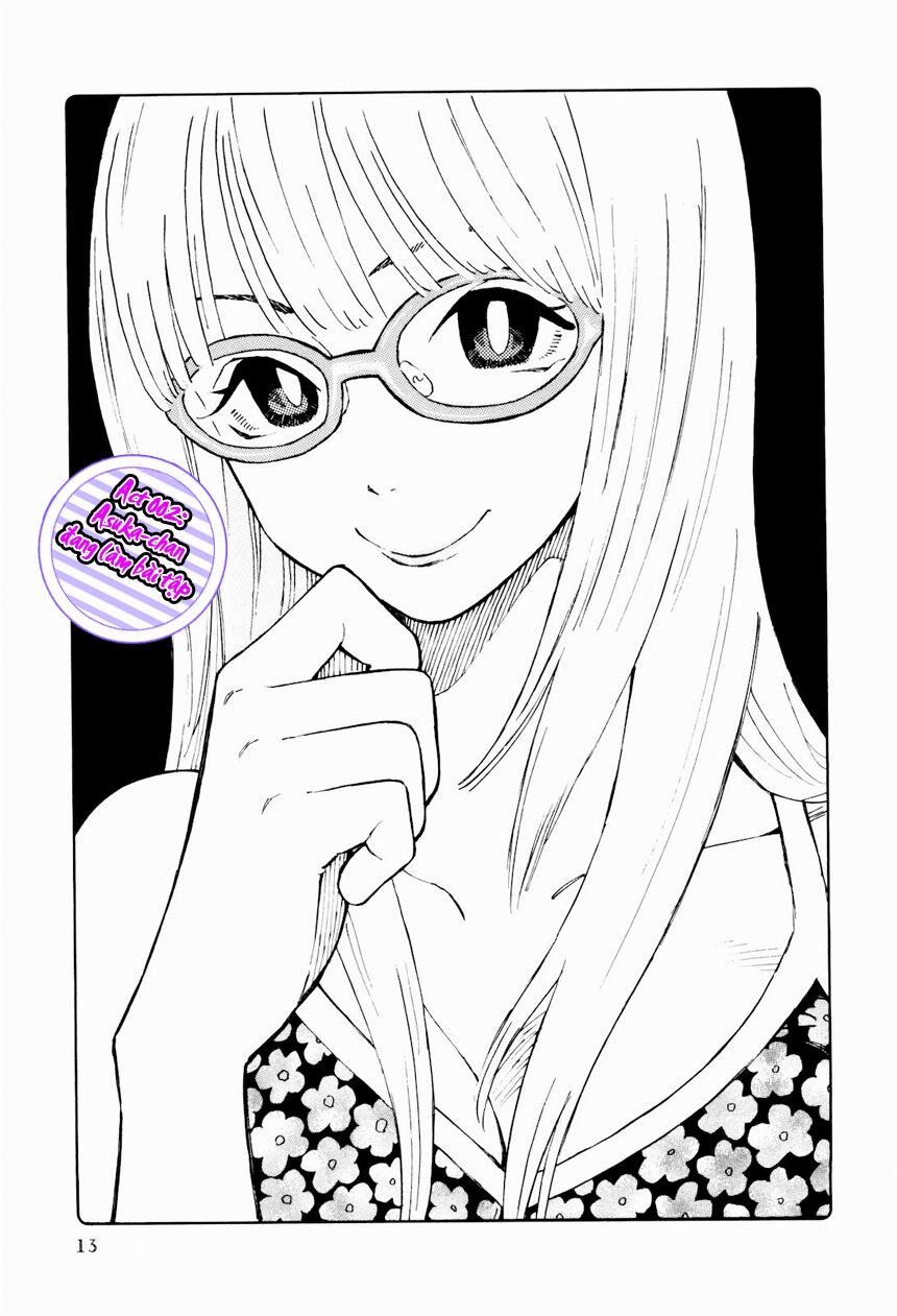 Kyou no Asuka Show: Chapter 2: Asuka-chan đang làm bài tập