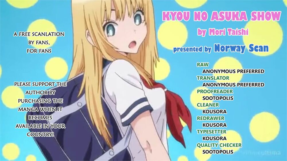 Kyou no Asuka Show: Chapter 37