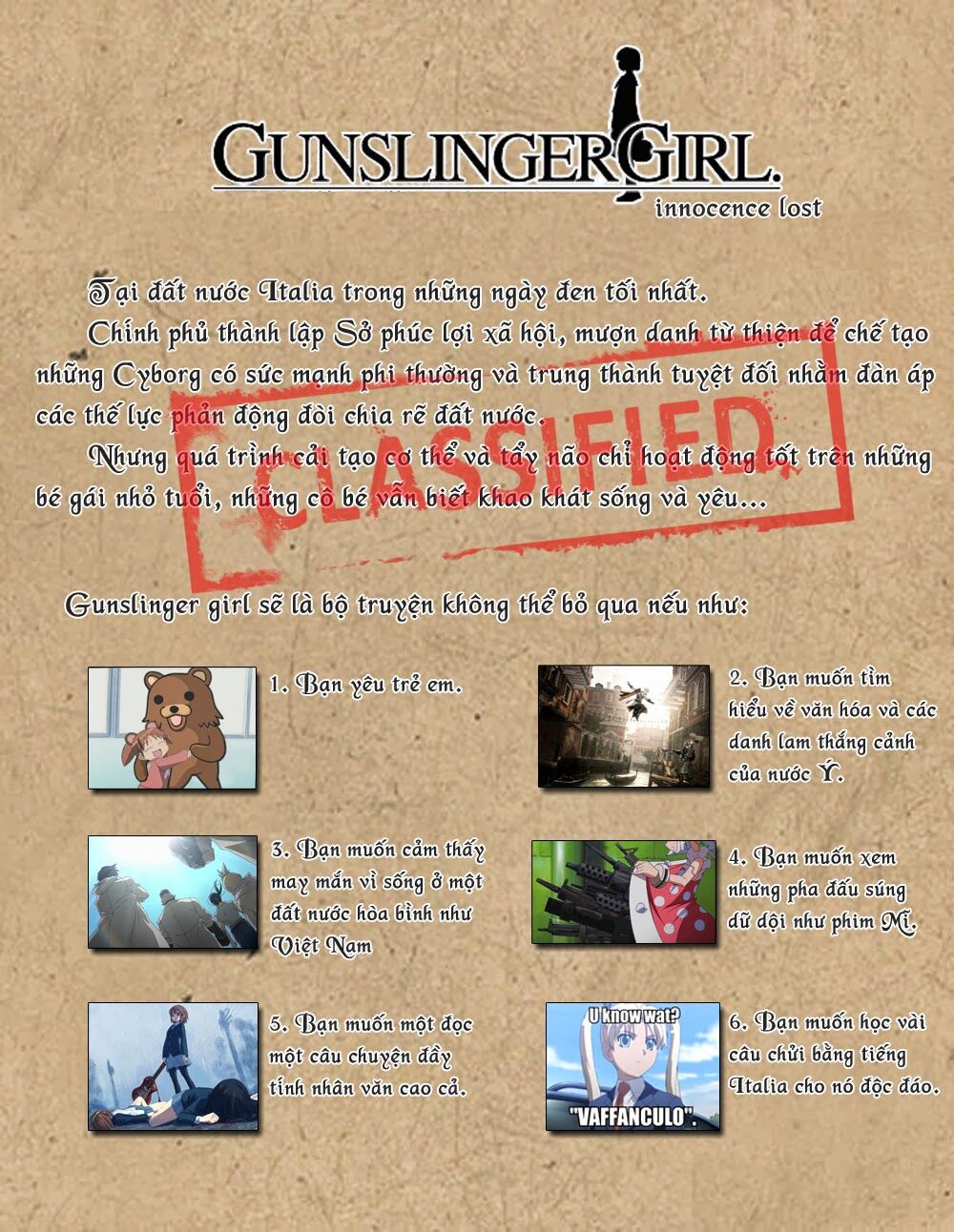 Gunslinger girl: Chapter 1