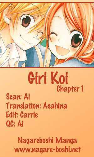 Giri Koi: Chapter 1: Phải chăng mối tình đầu sẽ chẳ ...