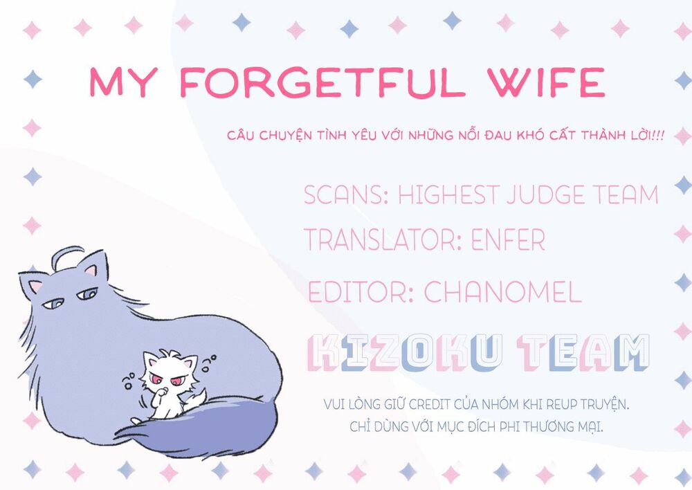 My Forgetful Wife: Chapter 1: One shot