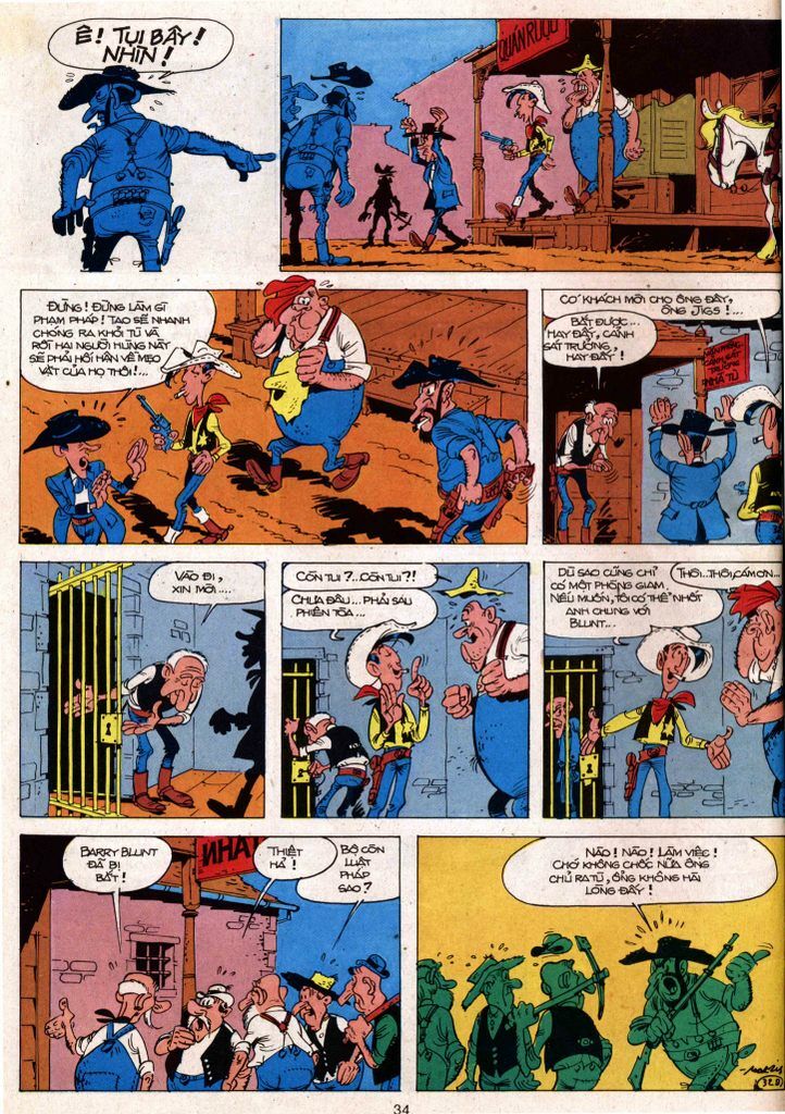 Lucky Luke: Chapter 11: - Duoi Bong Thap Khoan