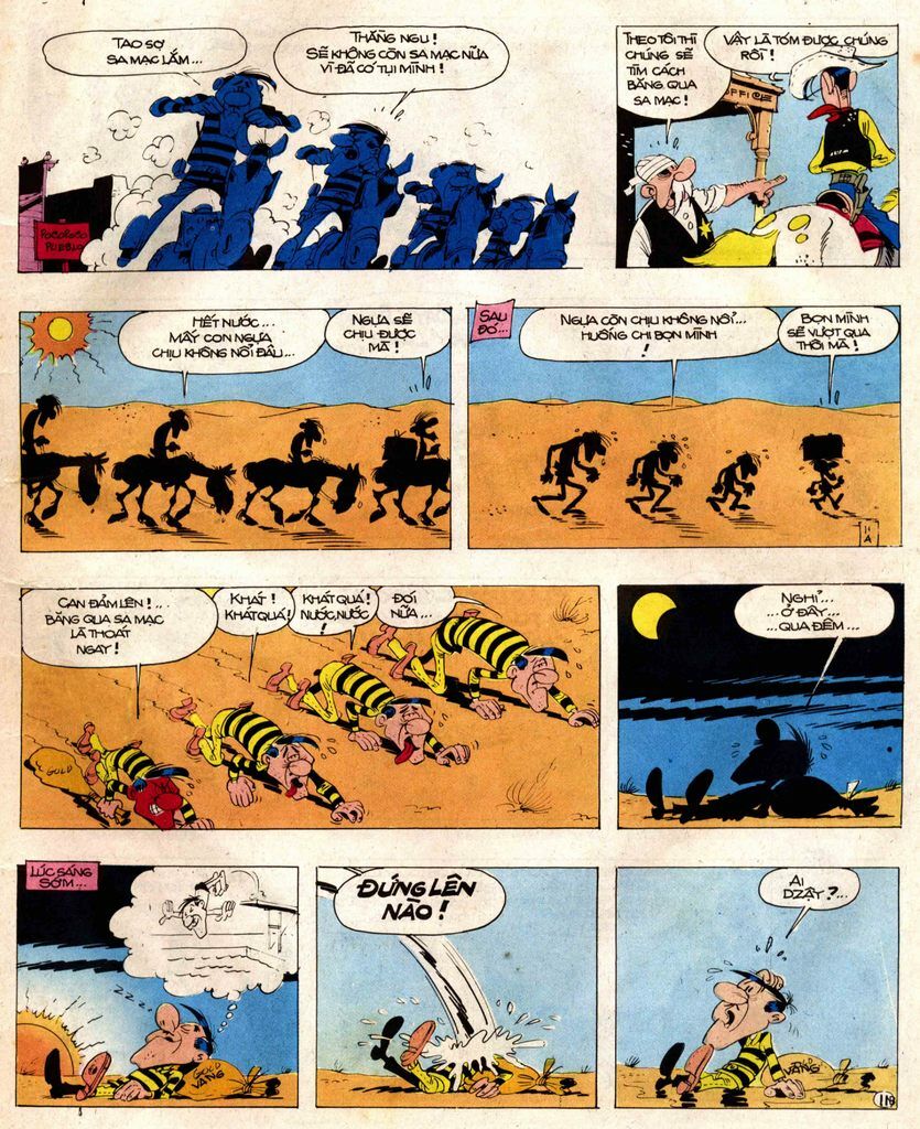 Lucky Luke: Chapter 14: - Dalton Luon Chay Rong