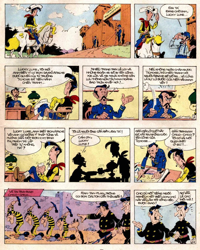 Lucky Luke: Chapter 14: - Dalton Luon Chay Rong