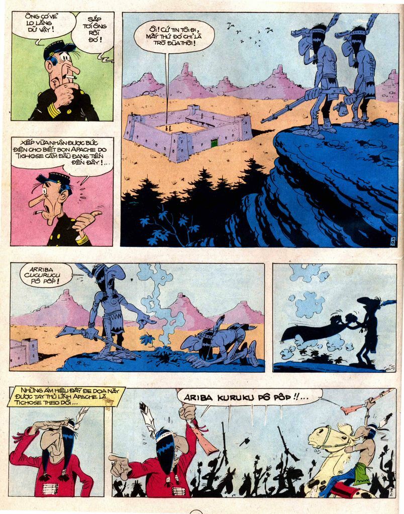 Lucky Luke: Chapter 14: - Dalton Luon Chay Rong