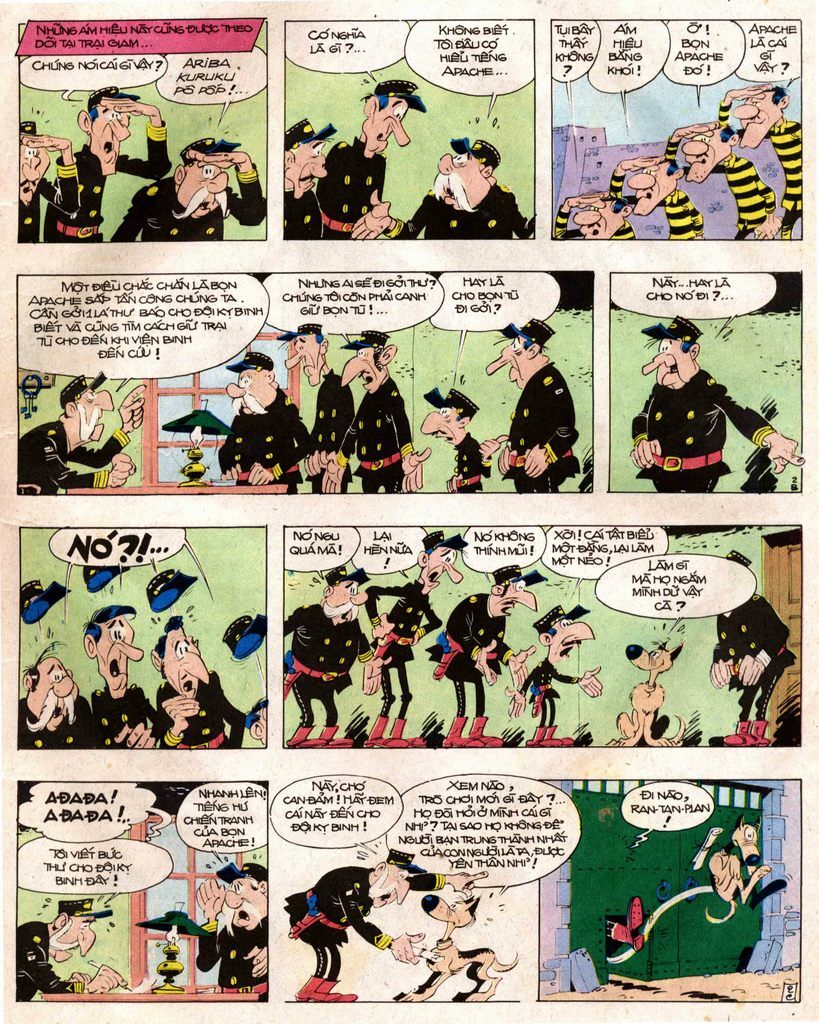 Lucky Luke: Chapter 14: - Dalton Luon Chay Rong