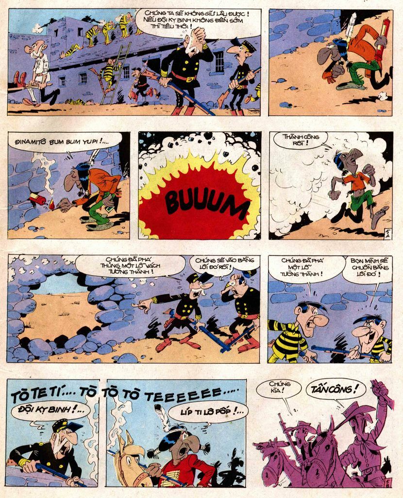Lucky Luke: Chapter 14: - Dalton Luon Chay Rong