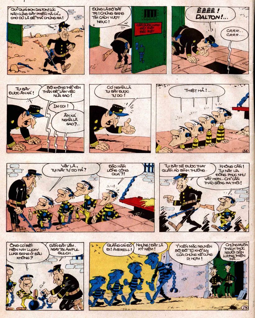 Lucky Luke: Chapter 14: - Dalton Luon Chay Rong
