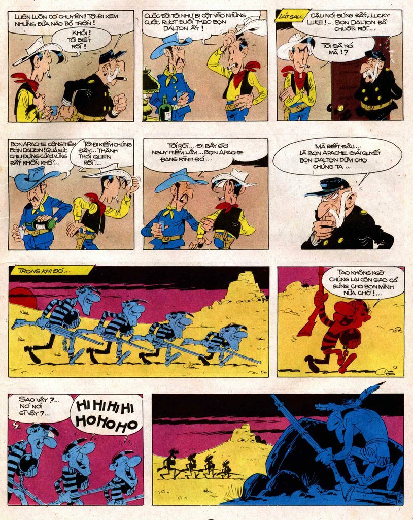 Lucky Luke: Chapter 14: - Dalton Luon Chay Rong