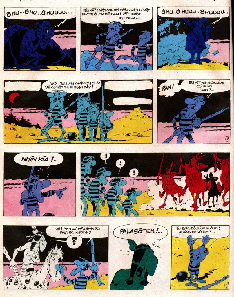 Lucky Luke: Chapter 14: - Dalton Luon Chay Rong