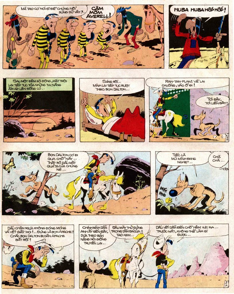 Lucky Luke: Chapter 14: - Dalton Luon Chay Rong