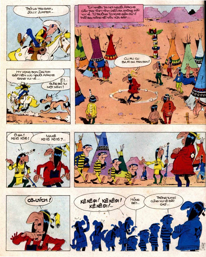 Lucky Luke: Chapter 14: - Dalton Luon Chay Rong