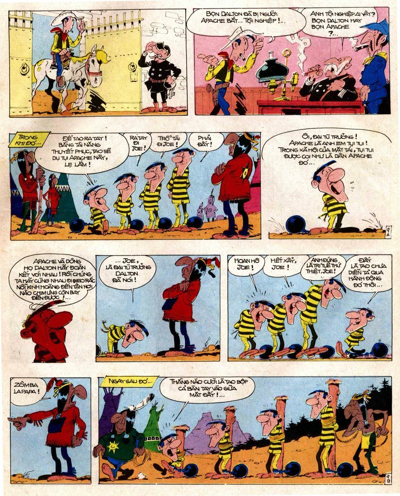 Lucky Luke: Chapter 14: - Dalton Luon Chay Rong