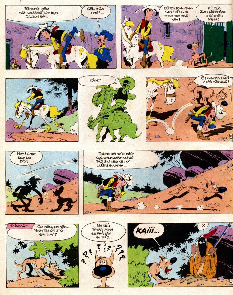 Lucky Luke: Chapter 14: - Dalton Luon Chay Rong