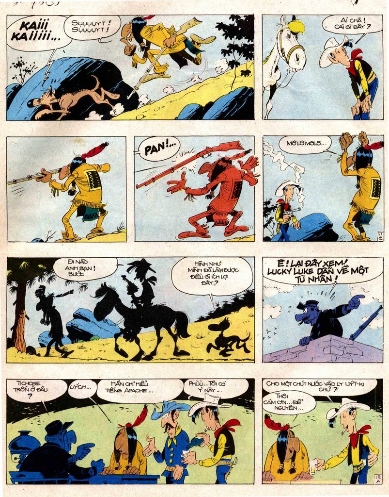 Lucky Luke: Chapter 14: - Dalton Luon Chay Rong