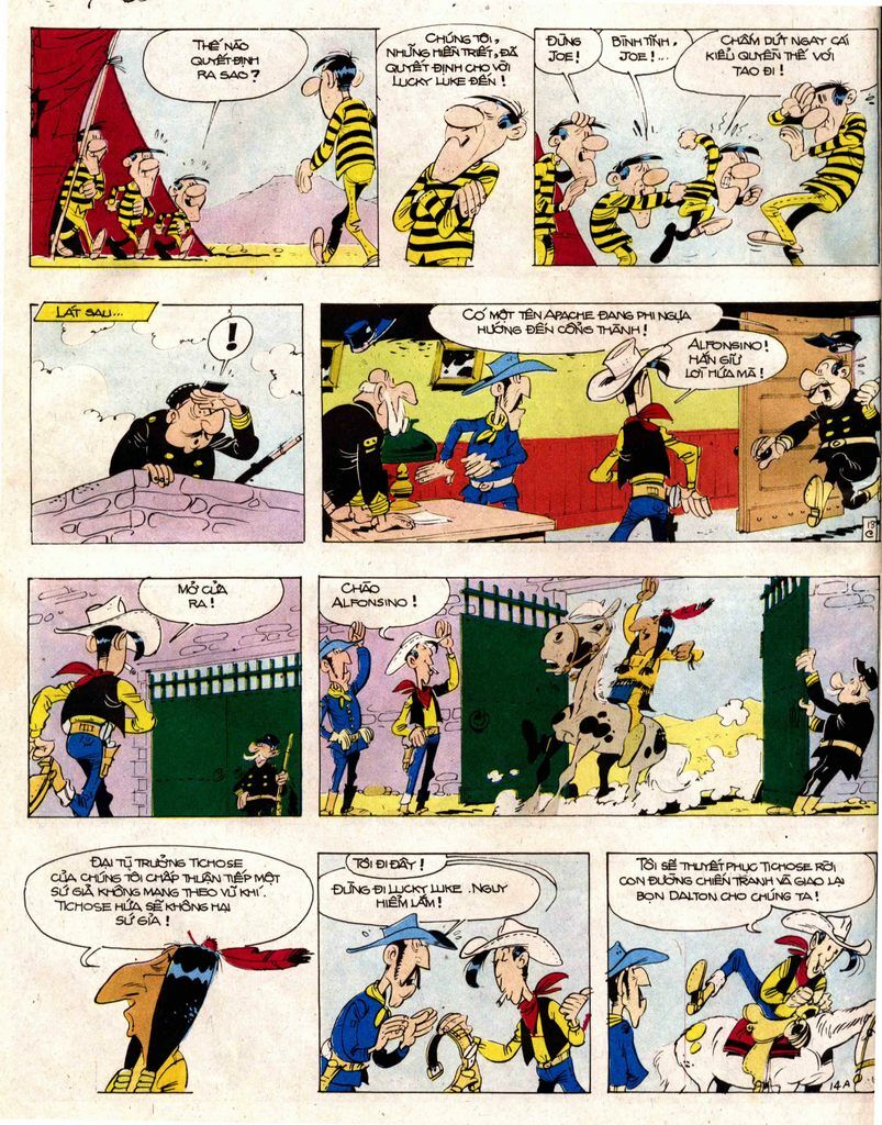Lucky Luke: Chapter 14: - Dalton Luon Chay Rong