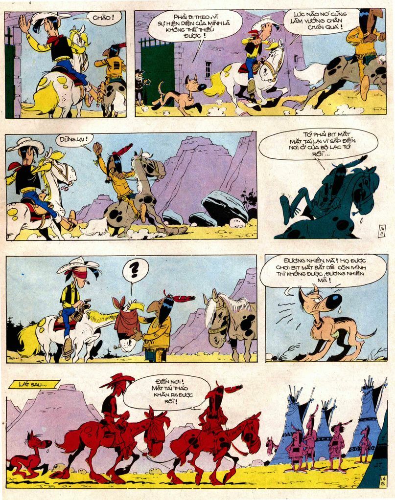 Lucky Luke: Chapter 14: - Dalton Luon Chay Rong