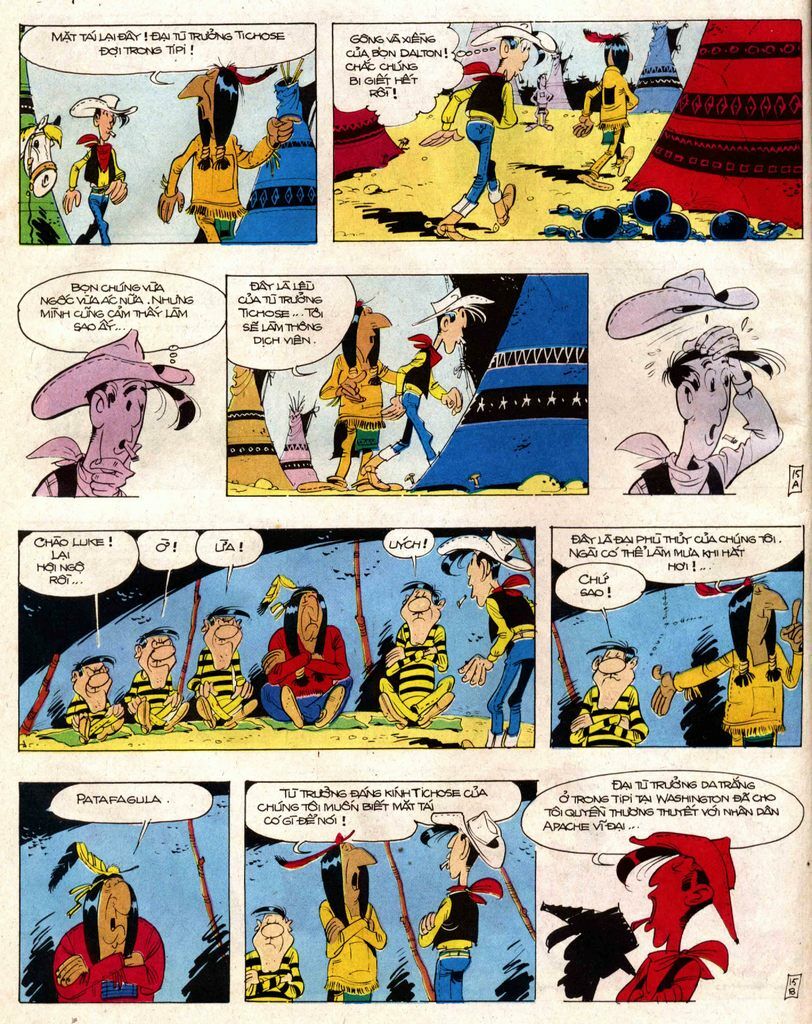 Lucky Luke: Chapter 14: - Dalton Luon Chay Rong