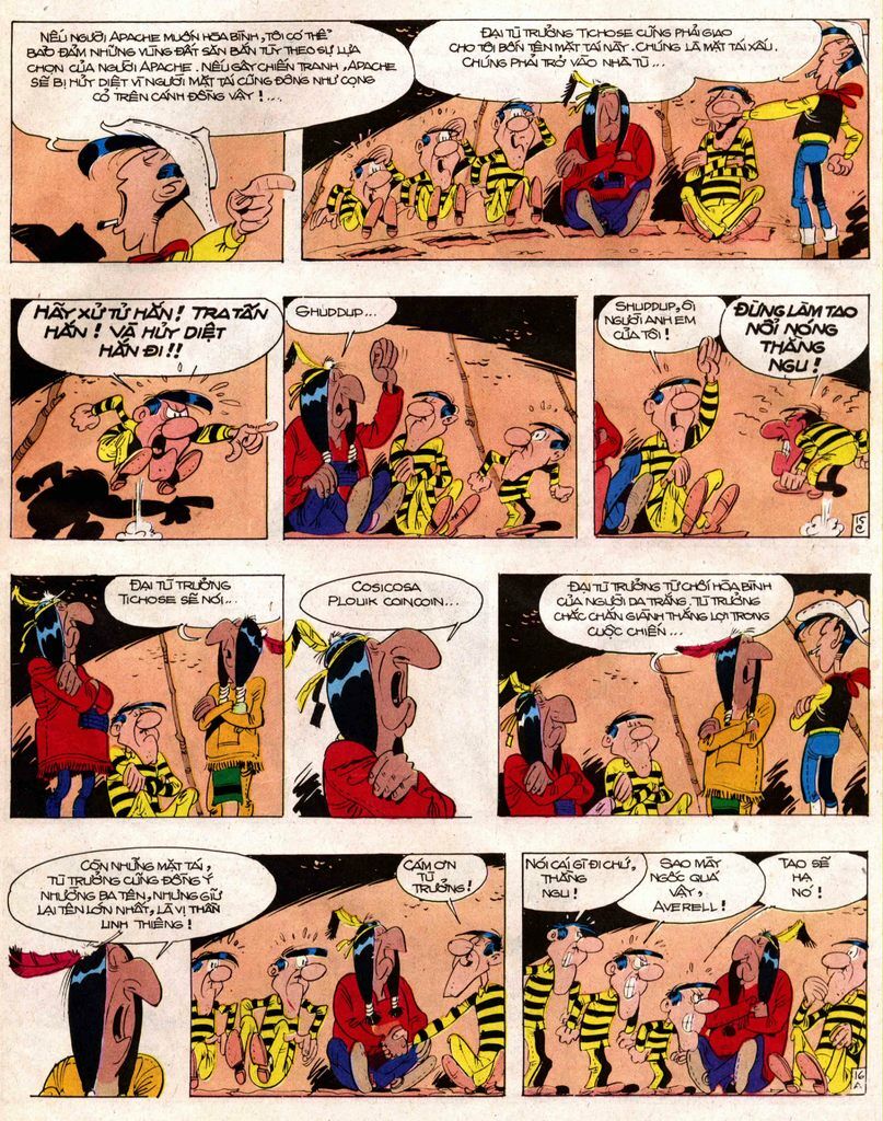 Lucky Luke: Chapter 14: - Dalton Luon Chay Rong