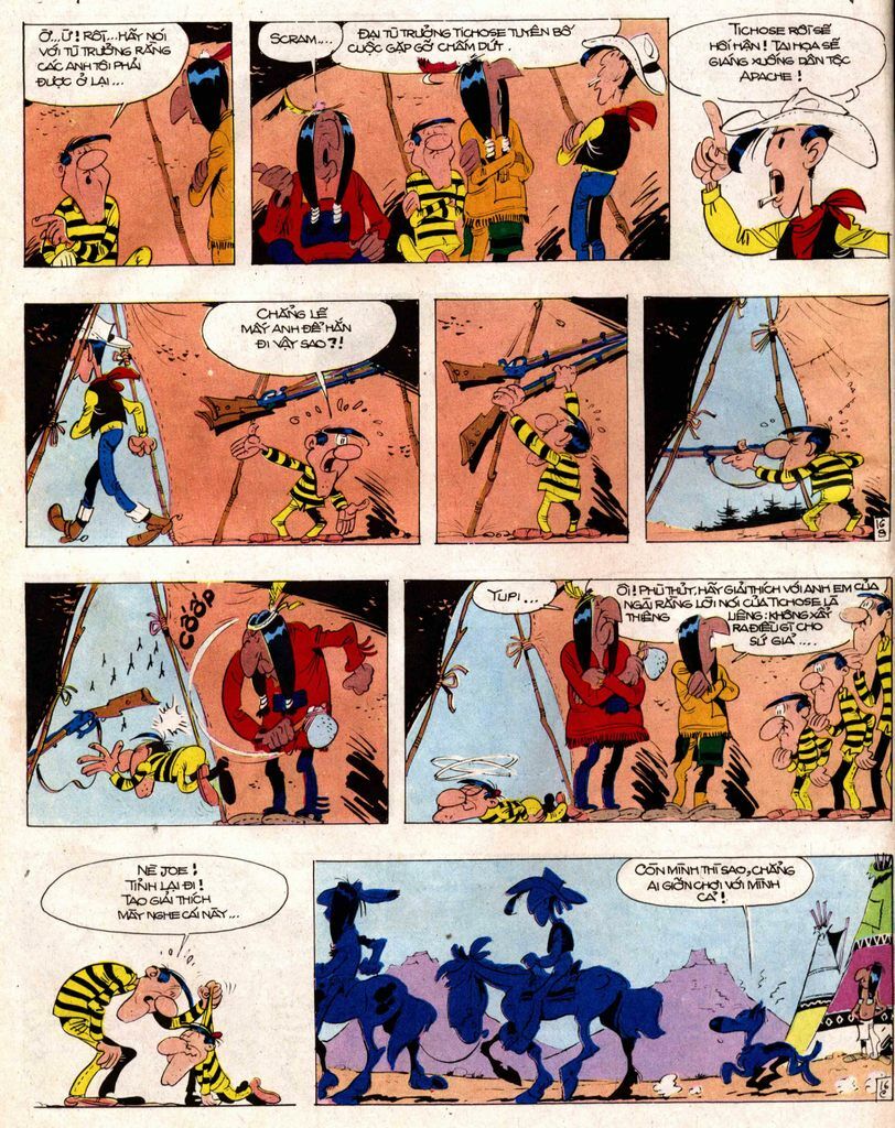 Lucky Luke: Chapter 14: - Dalton Luon Chay Rong