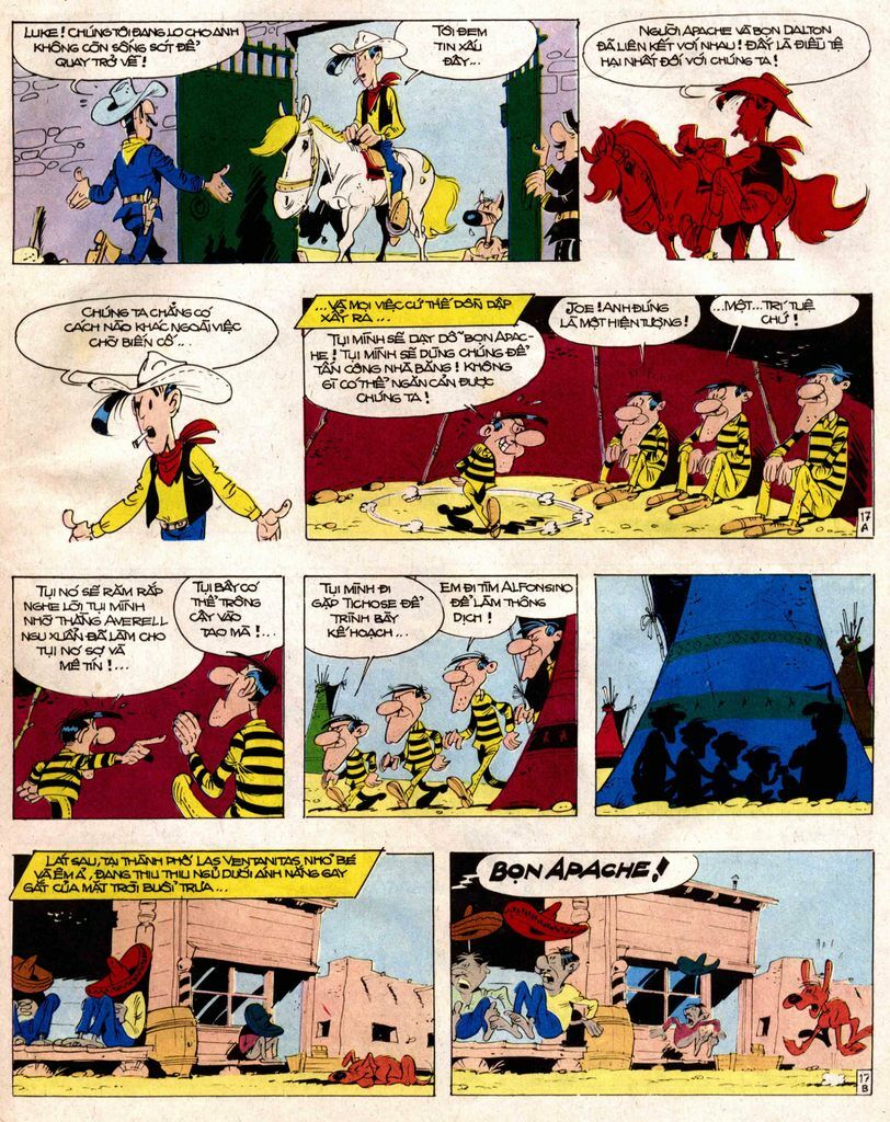 Lucky Luke: Chapter 14: - Dalton Luon Chay Rong