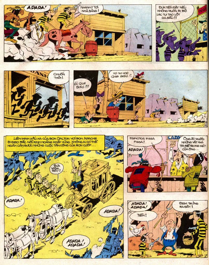 Lucky Luke: Chapter 14: - Dalton Luon Chay Rong